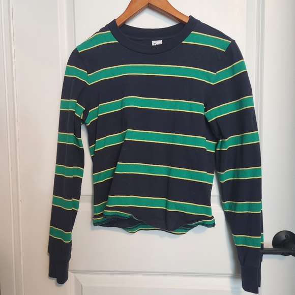 Aritzia TNA striped longsleeve size small - Picture 2 of 6